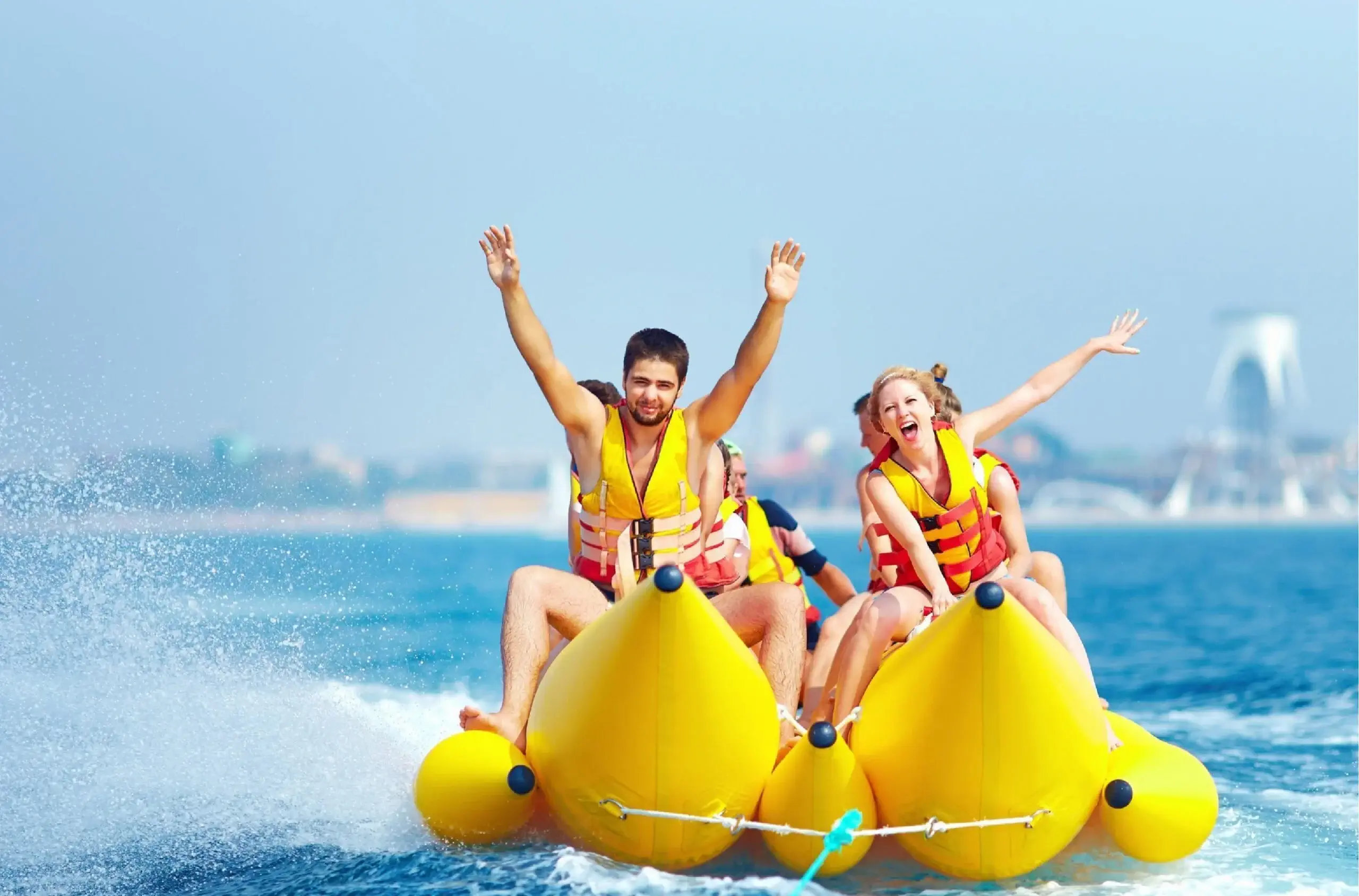Splash of Fun and Adventure with Dubai Yachts' Banana Boat Ride