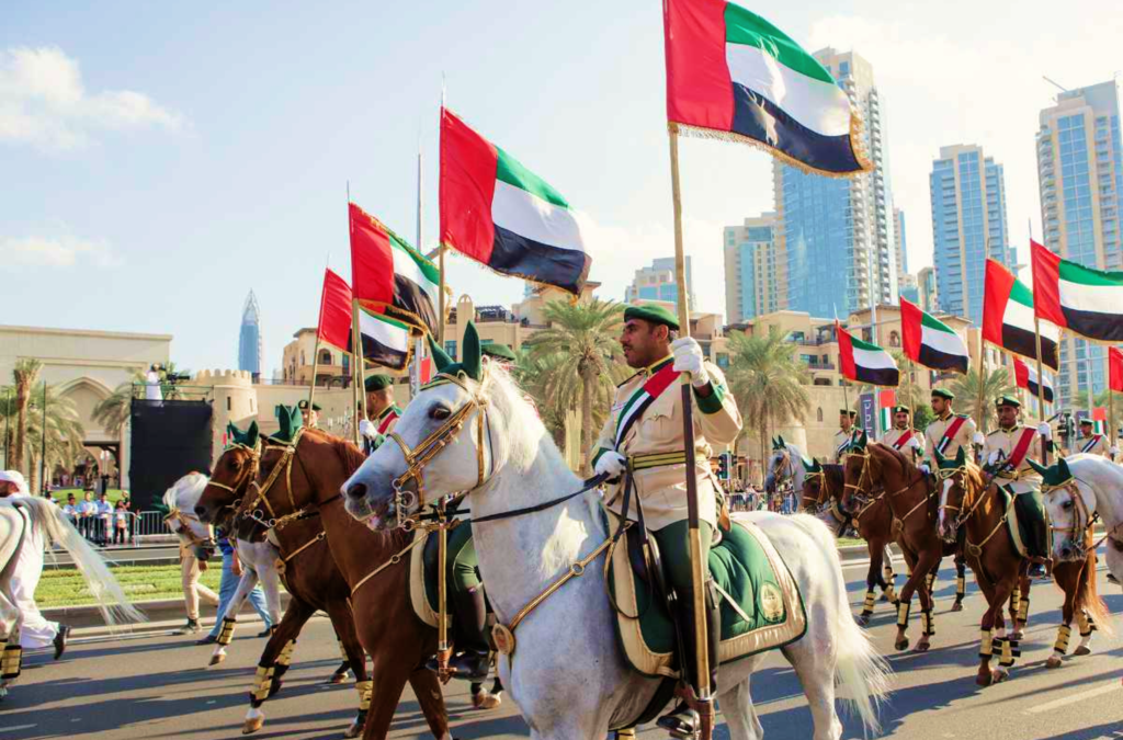 UAE National Day Parade show in Dubai - Area: Al Seef